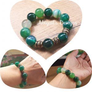Jade Mens Stretch Bracelet